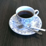 食房 杵 - ランチセットのコーヒー  コーヒーも飲んでってと呼び止められた。ありがとう♪