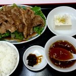 福源 - しょうが焼き定食！