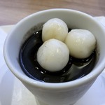 かっぱ寿司 - 銀座立田野とコラボ　黒ゴマプリン