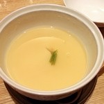 郷の舎 花背 - 冷製スープ（すっぽん！）