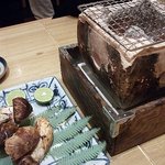 郷の舎 花背 - 焼きまつたけ