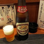 Kaisengensiyakirobatangyo - 麒麟クラシックラガー大瓶（￥６７８税別以下同）