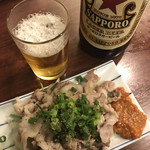 立ち呑み くにし -  豚ウデ炒め