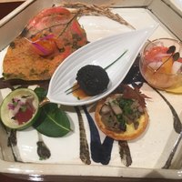 フレンチ懐石 広尾おくむら - 一皿目。