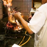 みつぼ - かつをワラ焼塩たたき（なかなかの火力ですねぇ）