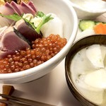めしや かもめ - 海鮮丼1400円