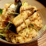 秋刀魚の炊き込みご飯
