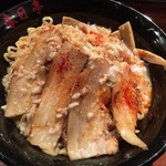 Kasugatei - 炙り鶏豚油そば 大 1060円