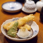 銀座 岩戸 - 穴子天ぷら