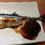 ラーメン巌哲 - 秋刀魚セット（秋刀魚塩味ラーメン＋塩焼き＋白飯）2016年の画像