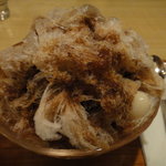 茶寮 ぎょくえん - 黒みつ金時　白玉乗せ