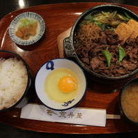 荒井屋 本店 - 荒井屋・牛鍋定食￥1200
