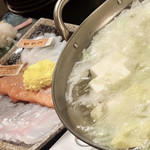 海鮮原始焼 ろば炭魚 - 