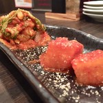 SATOブリアン - SATOブリアン直球コース！13000円コース：キムチ盛り  カクテキと白菜キムチ