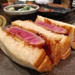 SATOブリアン - SATOブリアン直球コース！13000円コース：シャトーブリアンのカツサンド(ブリカツサンド) 