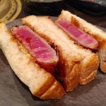 SATOブリアン - SATOブリアン直球コース！13000円コース：シャトーブリアンのカツサンド(ブリカツサンド) 