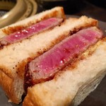 SATOブリアン - SATOブリアン直球コース！13000円コース：シャトーブリアンのカツサンド(ブリカツサンド) 