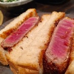 SATOブリアン にごう - SATOブリアン直球コース！13000円コース：シャトーブリアンのカツサンド(ブリカツサンド) 