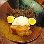 河内の中華そば 醤 - ダイブ飯＋煮豚(バラ)