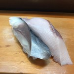 Makoto Zushi - 右ブリ、左しめ鯖