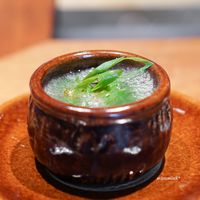 東山 吉寿 - 胡麻豆腐の揚げ出し 大阪湾のスズキ 九条ねぎ