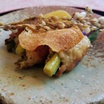 あんず茶屋  - ニンジンとアスパラの肉巻き