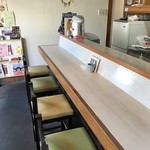 スープカフェ すうぷ - 奥にファミリー、小グループで使える個室がありますが、基本カウンターでオーナーと対面、お話が弾むお店です（２０１８．１０．１８）