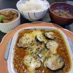 キッチン ニューほしの - 週代わりで食べた茄子グラタン♪