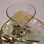 レストラン ノーブル - グレープフルーツのシャーベット
