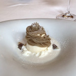 ランチコース・デザート【和栗のモンブランとスープ、ハーブティー】