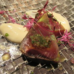 レストラン キモト - 【本鰹の瞬間燻製】