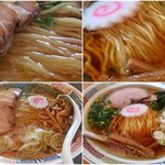 拉麺 時代遅れ - 向って左:時代遅れ　右:人生ラーメン