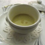 レストラン ノーブル - 長ネギのポタージュ