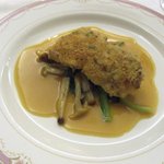 レストラン ノーブル - 鯛の桜海老バターのせ　オレンジのソース