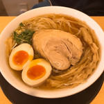 絢 - 醤油ラーメン トッピング 煮卵