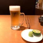 もっちゃん家 - 生小（アサヒスーパードライ）