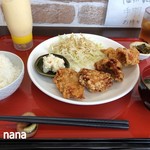 からあげ大将 - 特製からあげ定食　600円