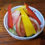 居酒屋大学 - パプリカとトマトのマリネ