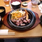 ミンチカツ＆ステーキセット