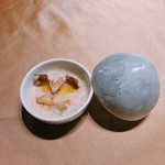 ラッフィナート - アワビ 椎茸のソース