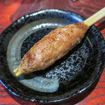 焼き鳥 羽幌えん - 「つくね」（180円）。