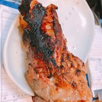 もつ焼 まるい - 黒焦げにならなかった方の鶏