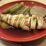 新橋お多幸 - いか　ふき　すじ