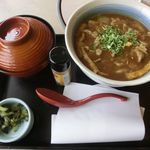 和食さと 河内長野西店 - 辛みスパイス付きカレーうどん+小ごはん　2018.07.26