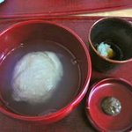 わき水 - そばがき◎2011/9