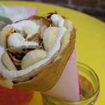 クレープ工房 - チョコバナナカスタード生クリーム