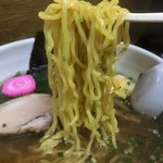 らー麺 ふしみ - 麺上げ