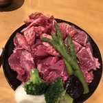 能乃屋 - お肉盛り合わせ