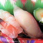 丸忠 - 海老、ハマチ