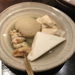 炭火鳥焼 蔵鵡 別邸 - おでんシリーズ。湯葉があります